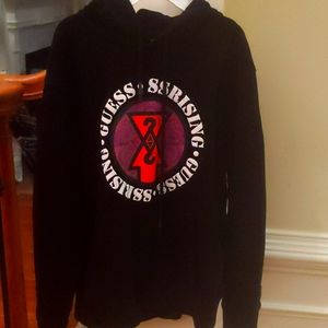 Guess x 88rising head in the clouds hoodie size M